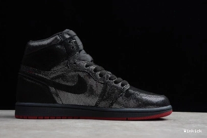 JORDAN 1 OG DC7071-001 BLACK RETRO AIR HIGH RED GYM 1126